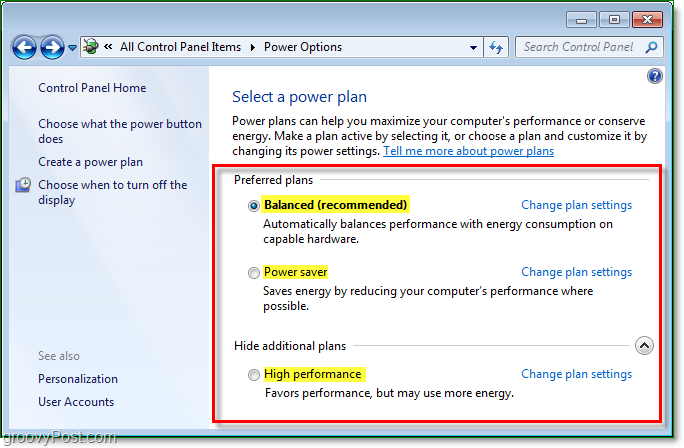 windows 10 there are no power options available